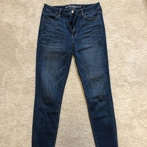 Dark wash American eagle jeans